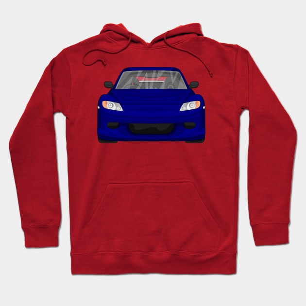 RX8 NAVY Hoodie by VENZ0LIC